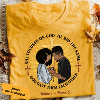 Personalized BWA Couple Christian T Shirt SB181 26O53 thumb 1