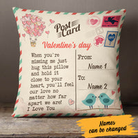 Personalized Love Letter Long Distance Couple Pillow DB81 65O60 (Insert Included) thumb 1
