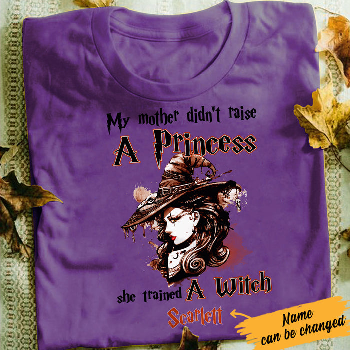 Personalized Witch Halloween White T Shirt JL142 85O57 1