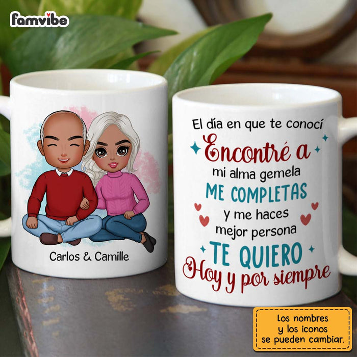 Personalized Couples Spanish Gift The Day I Met You Mug 31002 1