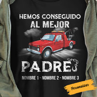 Personalized Spanish Papá Camión Truck Dad T Shirt MY104 65O58 thumb 1