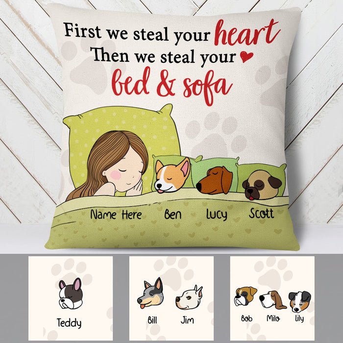 Personalized Dog Steal Bed  Pillow SB251 73O53 1
