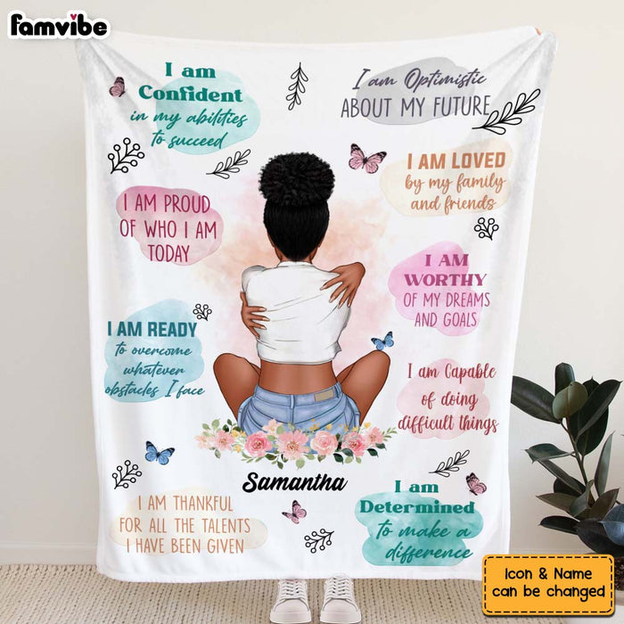 Personalized Inspirational Gift For Daughter I Am Confident Blanket 30040 1