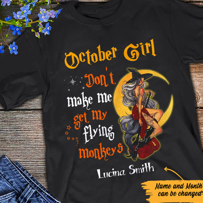Personalized Halloween Witch Flying Monkey T Shirt JL143 30O57 1
