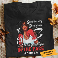 Personalized BWA Gym Boxing Girl T Shirt JL15 81O60 thumb 1