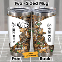 Personalized Hunting Couple I Choose You Steel Tumbler  DB293 87O60 thumb 1