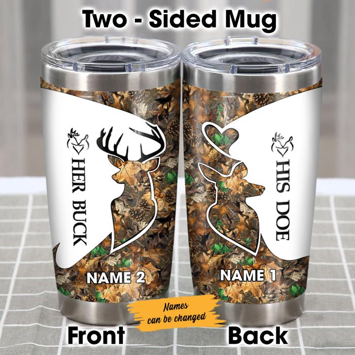Personalized Hunting Couple I Choose You Steel Tumbler  DB293 87O60 1