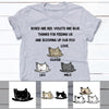 Personalized Cat Mom Dad T Shirt OB227 85O36 1