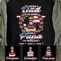 Personalized Dad Grandpa  T Shirt MY72 73O53 thumb 1