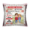 Personalized You Are My Queen Forever Couple Pillow 30598 1