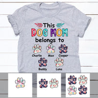 Personalized Dog Mom Belongs To Arrow Pattern T Shirt OB143 30O34 thumb 1