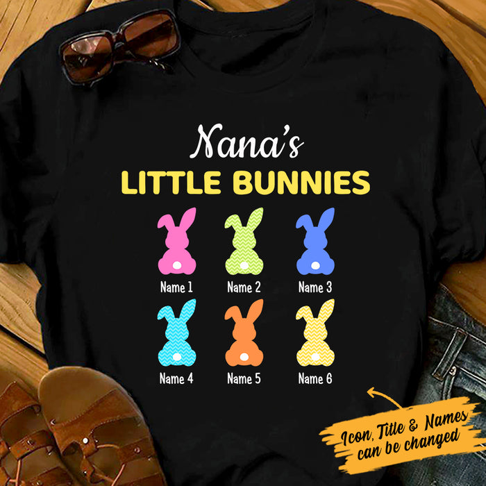 Personalized Grandma Little Bunnies T Shirt MR14 67O47 1