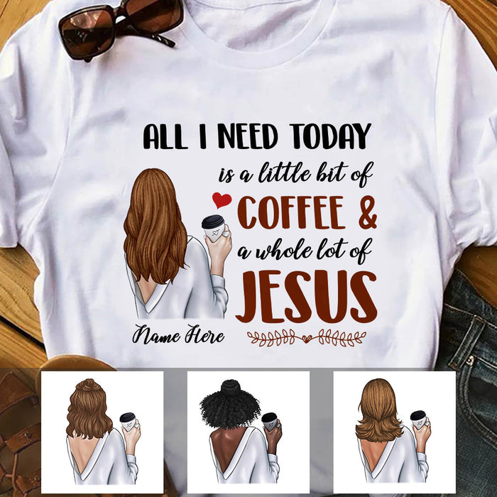 Personalized Coffee Jesus Women T Shirt  DB211 85O60 1