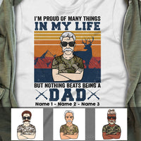 Personalized Proud Hunting Dad Grandpa T Shirt MR201 65O58 thumb 1