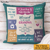 Personalized Gift For Grandma Blessed We Love You Pillow 30695 thumb 1