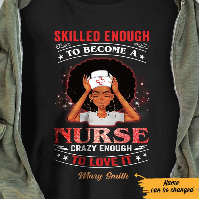 Personalized  Nurse Melanin BWA T Shirt JN222 65O57 1