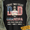 Personalized Dad Grandpa Two Titles T Shirt MY62 30O57 1