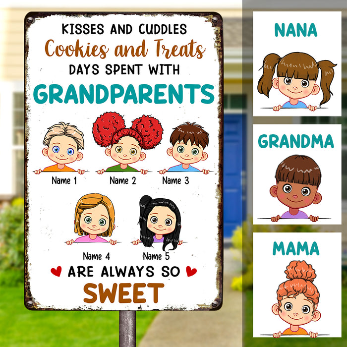 Personalized Mom Grandma Metal Sign JL72 26O47 1