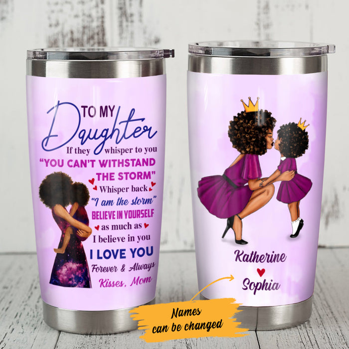 Personalized To My Daughter BWA Steel Tumbler JL94 65O47 1