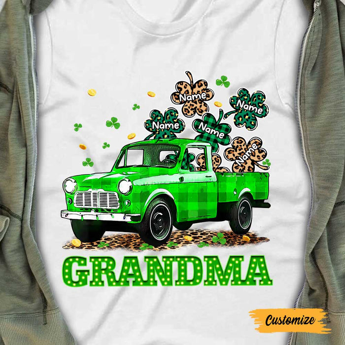 Personalized Grandma Patrick's Day T Shirt FB153 23O47 1