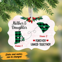 Personalized Long Distance Mother Daughter Benelux Ornament NB185 30O47 thumb 1