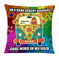 Personalized Hippie Girl Pillow DB13 87O53 thumb 1