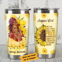 Personalized BWA Sunflower Steel Tumbler JL83 30O34 thumb 1
