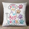 Personalized The Best Dog Mom Grandma Pillow MR101 65O36 (Insert Included) 1
