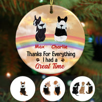 Personalized Dog Memorial Thanks For Everything  Ornament OB251 95O34 thumb 1