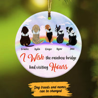 Personalized Dog Memorial Rainbow  Ornament NB25 99O60 thumb 1