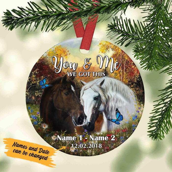 Personalized Horse Couple We Got This  Ornament SB151 67O57 1