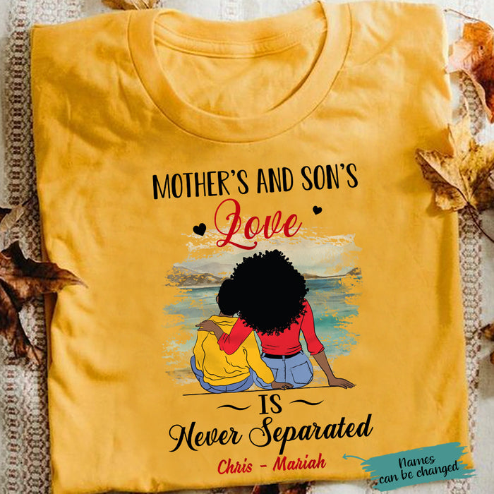 Personalized BWA Mom And Son Love T Shirt AG91 30O65 1