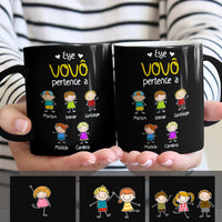 Personalized Grandpa Portuguese Vovô Mug AP62 81O34 thumb 1