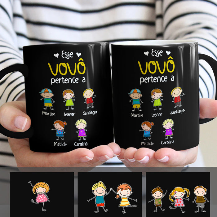 Personalized Grandpa Portuguese Vovô Mug AP62 81O34 1