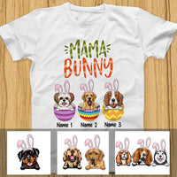 Personalized Easter Mom Bunny Dog T Shirt FB242 65O60 thumb 1