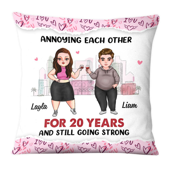 Personalized Couple Annoying Each Other Pillow 22715 1