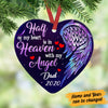 Personalized Memorial Wings Angel Heart Ornament NB161 81O60 1