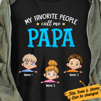 Personalized Dad Grandpa People T Shirt JL59 30O57 thumb 1