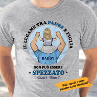 Personalized Daddy And Daughter Padre E Figlia Italian T Shirt AP194 73O58 thumb 1