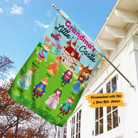 Personalized Grandma Castle Garden Flag JL81 95O53 thumb 1