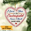 Personalized Baseball Softball Love You  Ornament NB34 87O47 1