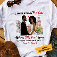 Personalized Whom My Soul Loves BWA Couple Christian T Shirt SB172 65O47 thumb 1