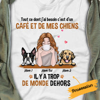 Personalized Dog Mom Peopley French Chien Chienne T Shirt AP65 81O34 thumb 1