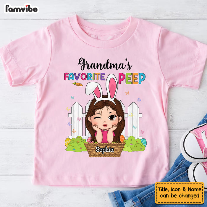 Personalized Gift For Granddaughter Grandma's Favorite Peep Kid T Shirt - Kid Hoodie - Kid Sweatshirt 31596 1