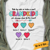 Personalized Grandma Grandpa Heart T Shirt JR271 67O34 1