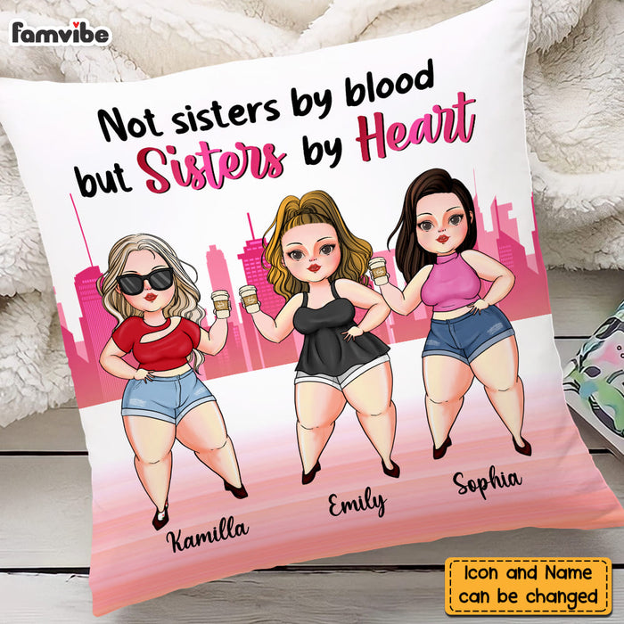 Personalized Friends Life With Sisters Pillow 22693 1