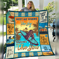 Meet Me Where The Sky Touches The Sea Fleece Blanket JN243 67O57 thumb 1