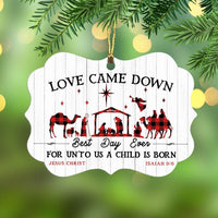 Love Came Down Jesus Christmas Benelux Ornament NB123 30O53 thumb 1