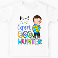 Personalized Easter Gift For Grandson Expert Egg Hunter Kid T Shirt - Kid Hoodie - Kid Sweatshirt 31612 thumb 1