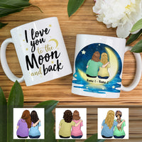 Personalized Love You To The Moon And Back Mother Mug AP21 73O36 thumb 1